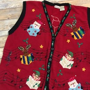 Brooks Woman “ugly” Christmas vest.